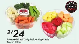 Sobeys Prepared Fresh Daily Fruit or Vegetable Trays offer