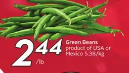 Sobeys Green Beans offer