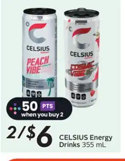 Sobeys CELSIUS Energy Drinks offer
