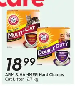 Sobeys ARM & HAMMER Hard Clumps Cat Litter offer