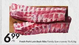 Sobeys Fresh Pork Loin Back Ribs offer