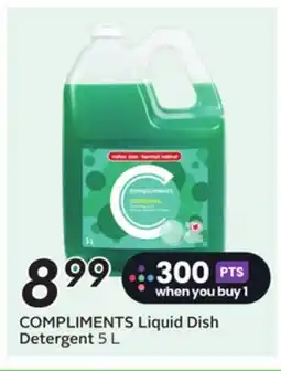 Sobeys COMPLIMENTS Liquid Dish Detergent offer