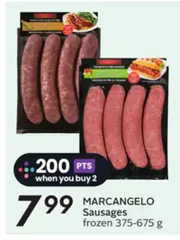 Sobeys MARCANGELO Sausages offer