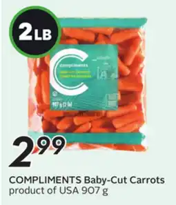 Sobeys COMPLIMENTS Baby-Cut Carrots offer