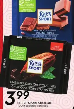 Sobeys RITTER SPORT Chocolate offer