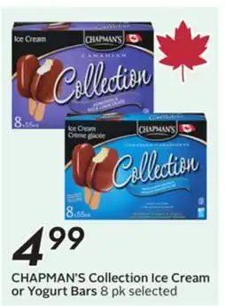 Sobeys CHAPMAN'S Collection Ice Cream or Yogurt Bars offer