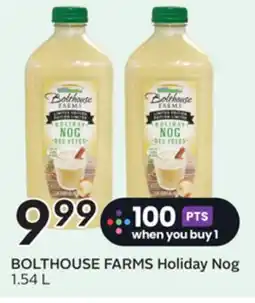 Sobeys BOLTHOUSE FARMS Holiday Nog offer
