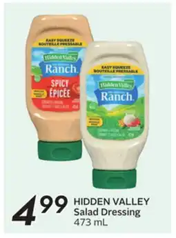 Sobeys HIDDEN VALLEY Salad Dressing offer