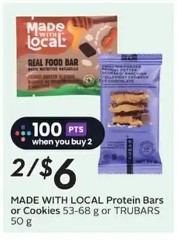 Sobeys MADE WITH LOCAL Protein Bars or Cookies offer