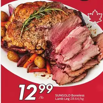 Sobeys SUNGOLD Boneless Lamb Leg offer