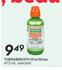 Sobeys THERABREATH Oral Rinse offer