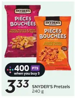 Sobeys SNYDER'S Pretzels offer