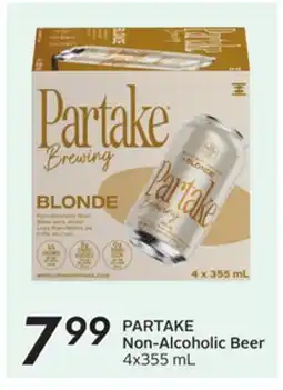 Sobeys PARTAKE Non-Alcoholic Beer offer