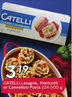 Sobeys CATELLI Lasagne, Manicotti or Cannelloni Pasta offer