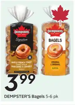 Sobeys DEMPSTER'S Bagels offer
