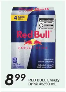 Sobeys RED BULL Energy Drink offer