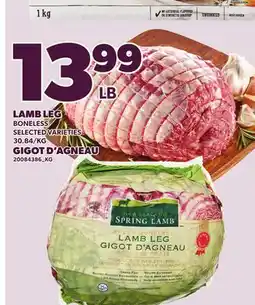 Independent Grocer LAMB LEG offer