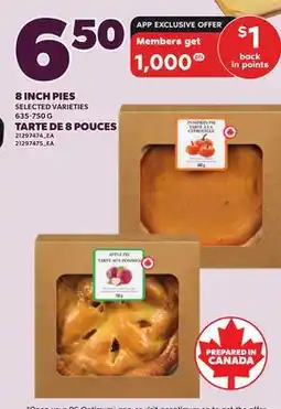 Independent Grocer 8 INCH PIES, 635-750 G offer