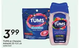 Sobeys TUMS or Chewies Antacid offer