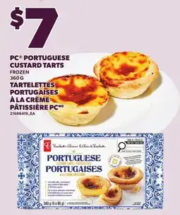 Independent Grocer PC PORTUGUESE CUSTARD TARTS 360 G offer