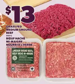 Independent Grocer GRASS FED MEDIUM GROUND BEEF 900 G offer