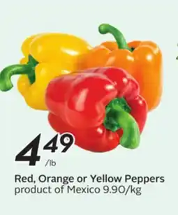 Sobeys Red, Orange or Yellow Peppers offer