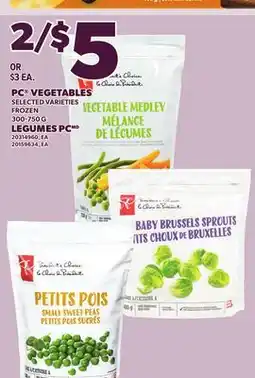 Independent Grocer PC VEGETABLES, 300-750 G offer