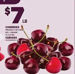 Independent Grocer CHERRIES offer