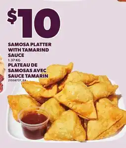Independent Grocer SAMOSA PLATTER WITH TAMARIND SAUCE, 1.37 KG offer