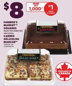 Independent Grocer FARMER'S MARKET SQUARES, 400/450 G offer