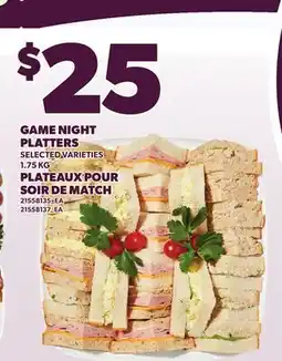 Independent Grocer GAME NIGHT PLATTERS, 1.75 KG offer