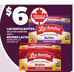 Independent Grocer LACTANTIA BUTTER, 454 G offer