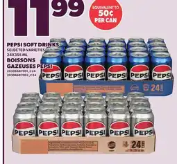 Independent Grocer PEPSI SOFT DRINKS, 24X355 ML offer