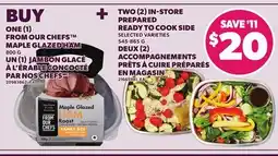 Independent Grocer FROM OUR CHEFS MAPLE GLAZED HAM, IN-STORE PREPARED READY TO COOK SIDE 545-865 G offer