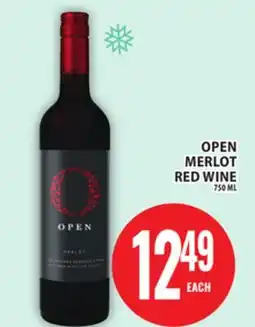 Food Basics OPEN MERLOT RED WINE offer