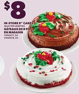 Independent Grocer IN-STORE 8 CAKES offer