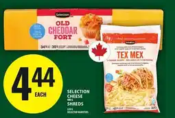 Food Basics SELECTION CHEESE, SHREDS offer