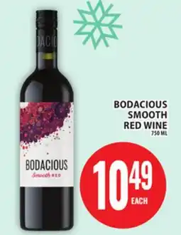 Food Basics BODACIOUS SMOOTH RED WINE offer