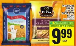 Food Basics PILLSBURY CHAKKI ATTA OR DIVYA ATTA FLOUR offer