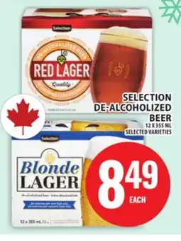 Food Basics SELECTION DE-ALCOHOLIZED BEER offer