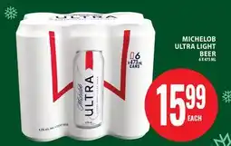 Food Basics MICHELOB ULTRA LIGHT BEER offer
