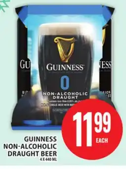 Food Basics GUINNESS NON-ALCOHOLIC DRAUGHT BEER offer