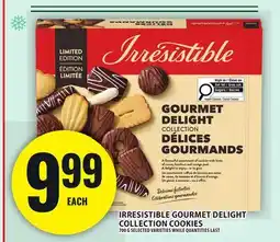 Food Basics IRRESISTIBLE GOURMET DELIGHT COLLECTION COOKIES offer