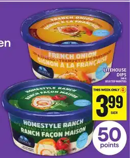 Food Basics LITEHOUSE DIPS offer