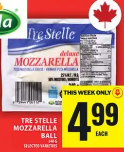 Food Basics TRE STELLE MOZZARELLA BALL offer