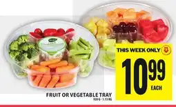 Food Basics FRUIT OR VEGETABLE TRAY offer