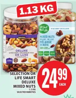 Food Basics SELECTION OR LIFE SMART DELUXE MIXED NUTS offer