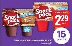 Food Basics SNACK PACK PUDDING OR GEL SNACK offer