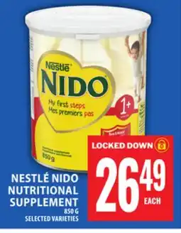 Food Basics NESTLÉ NIDO NUTRITIONAL SUPPLEMENT offer