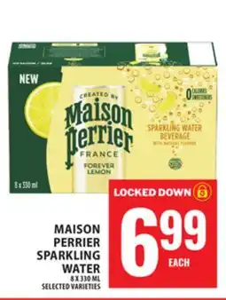 Food Basics MAISON PERRIER SPARKLING WATER offer